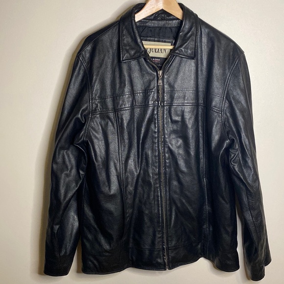 VINTAGE M. Julian Wilsons Leather Jacket - Picture 1 of 8